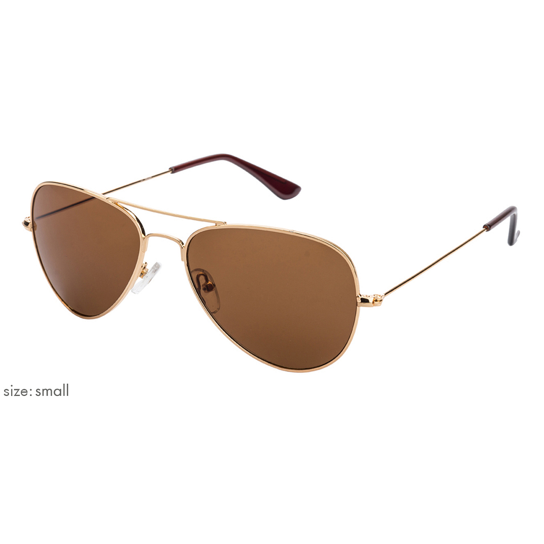 Vincent Chase Online Brown Full Rim Aviator left side