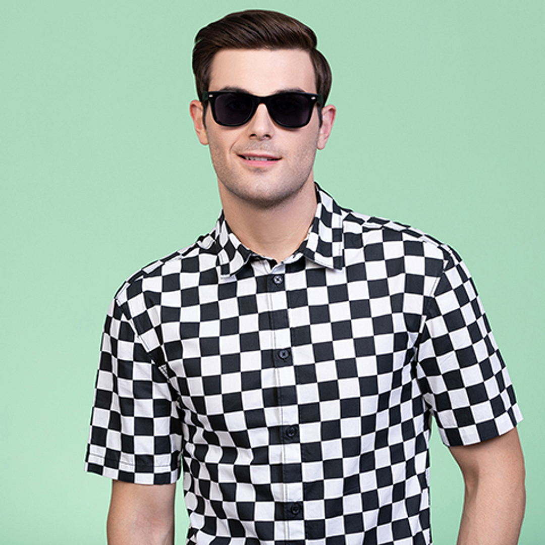 Vincent Chase Online Black Full Rim Square right side