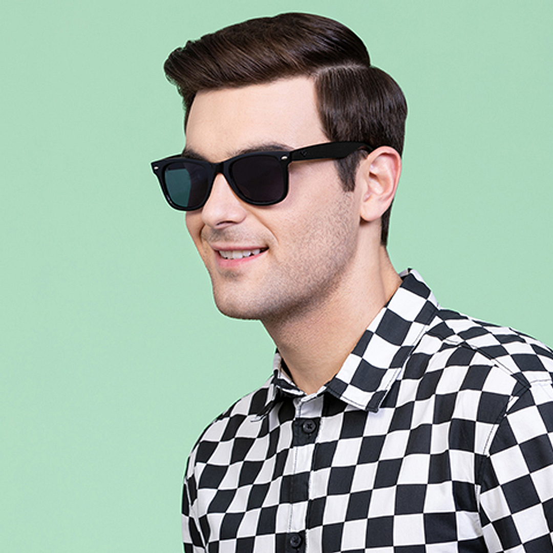 Vincent Chase Online Black Full Rim Square right side