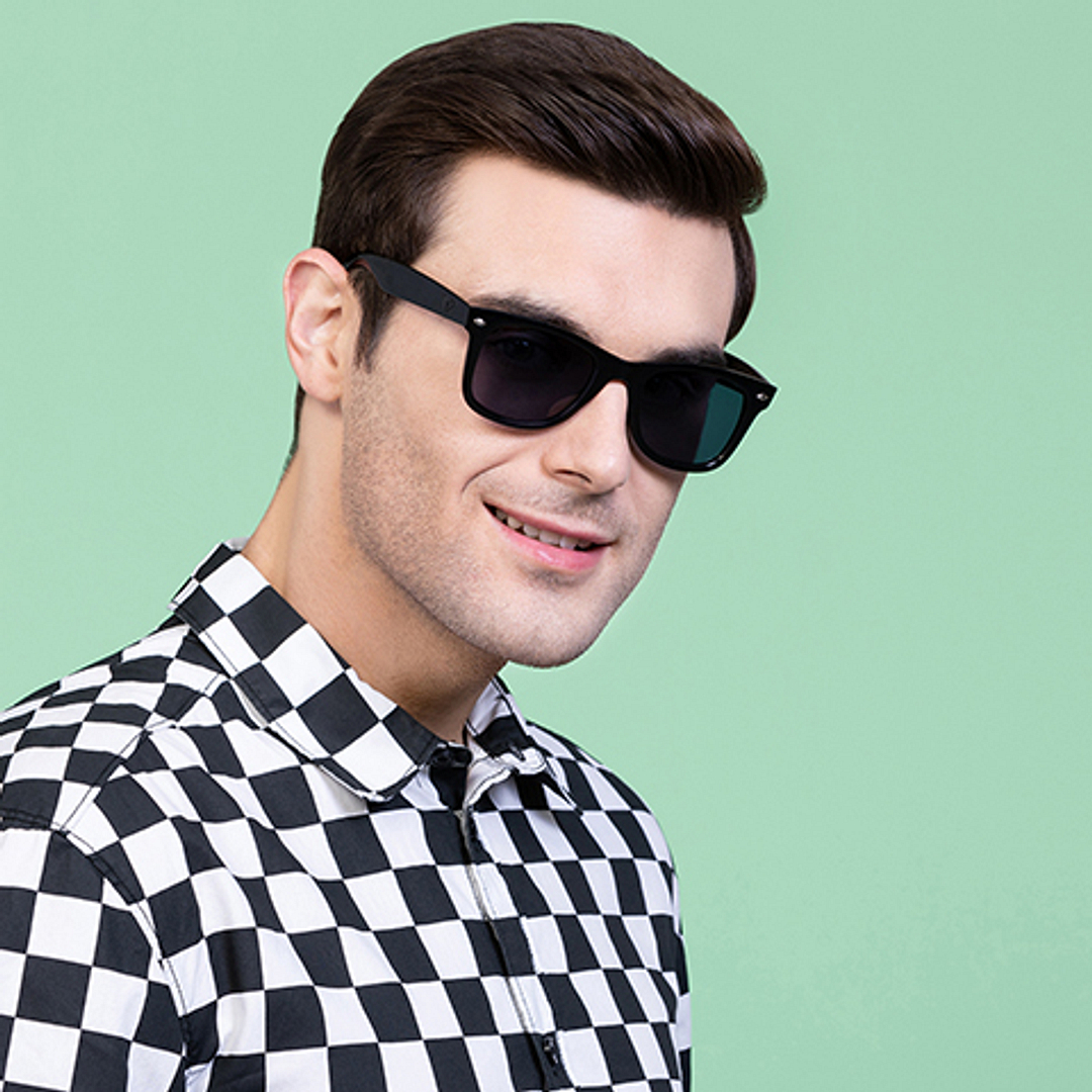 Vincent Chase Online Black Full Rim Square left side