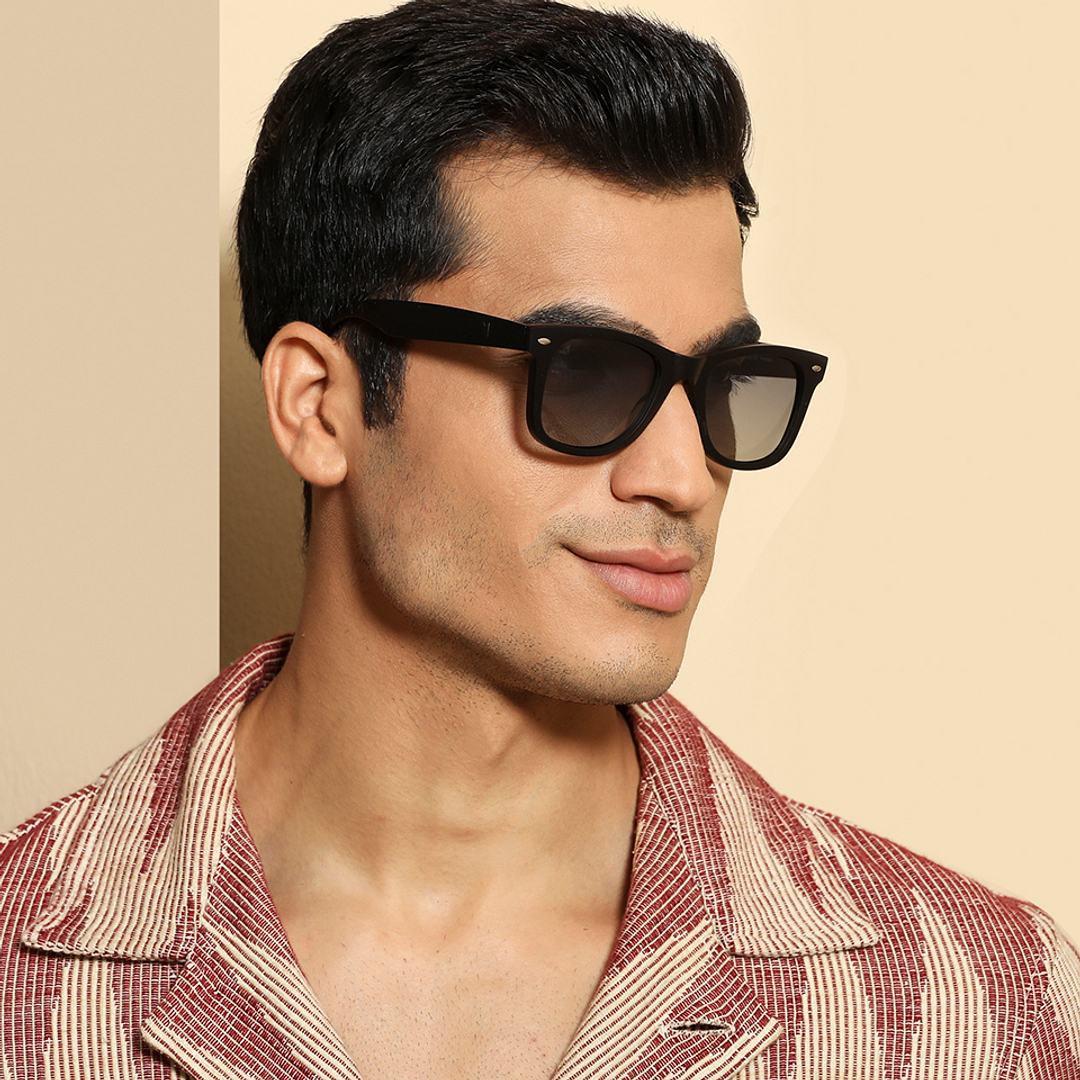 Vincent Chase Online Black Full Rim Square left side