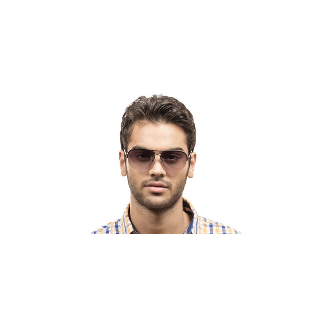 Vincent Chase Online Gunmetal Half Rim Aviator right side