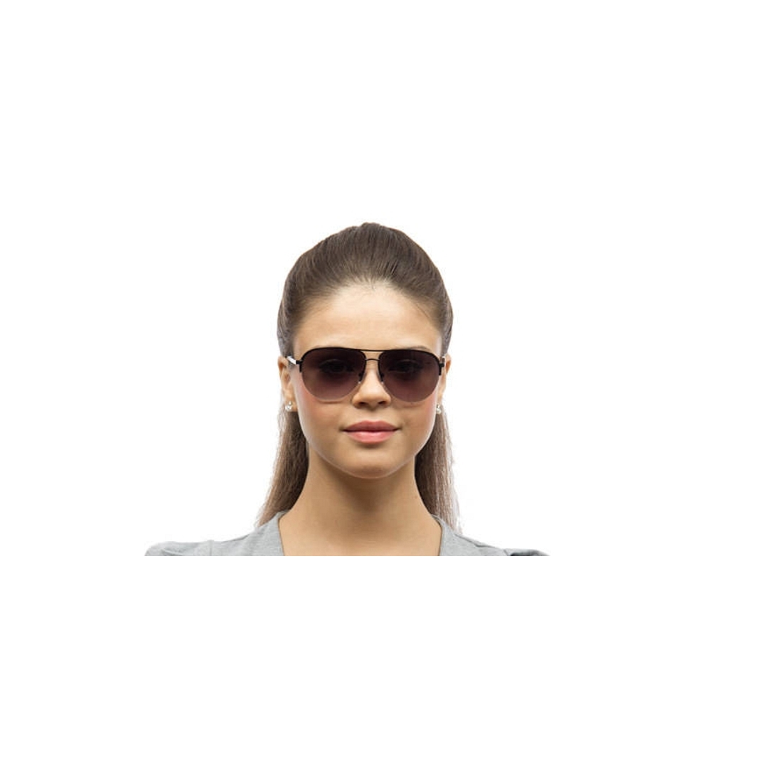 Vincent Chase Online Black Half Rim Aviator right side