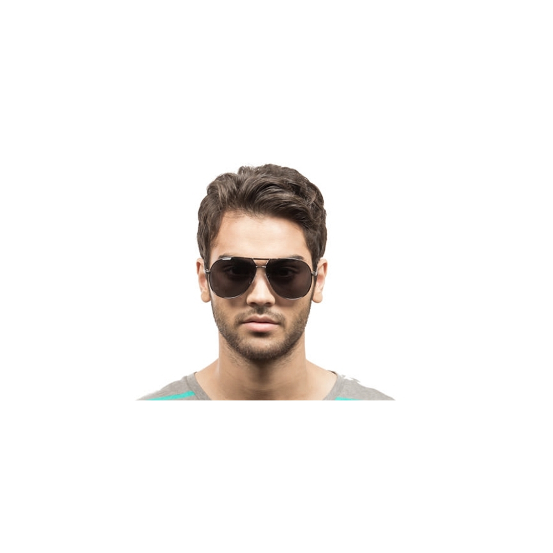 Vincent Chase Online Gunmetal Full Rim Aviator left side