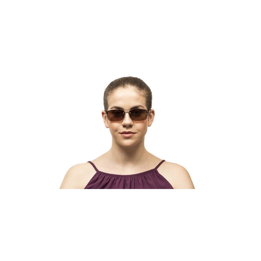 Vincent Chase Online Brown Half Rim Rectangle right side
