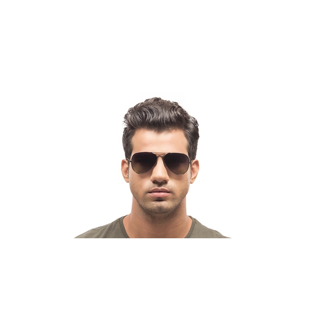 Vincent Chase Online Gunmetal Full Rim Aviator left side