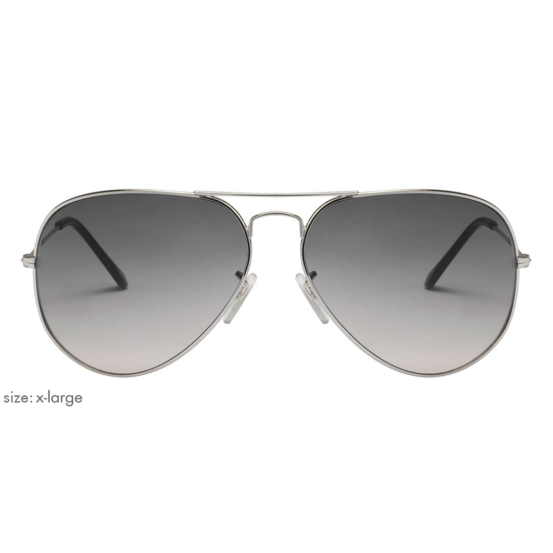 Vincent Chase Online Silver Full Rim Aviator left side