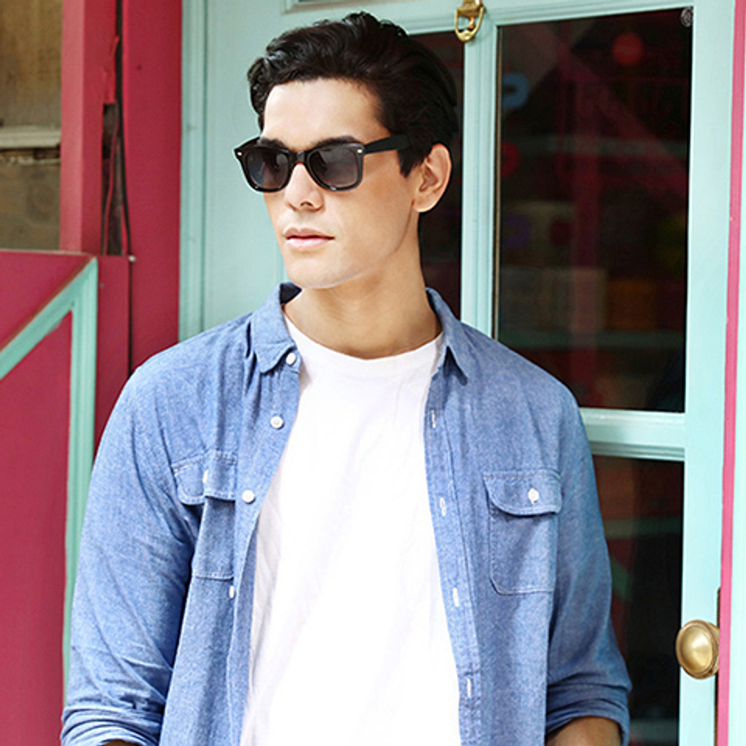 Vincent Chase Online Black Full Rim Square left side