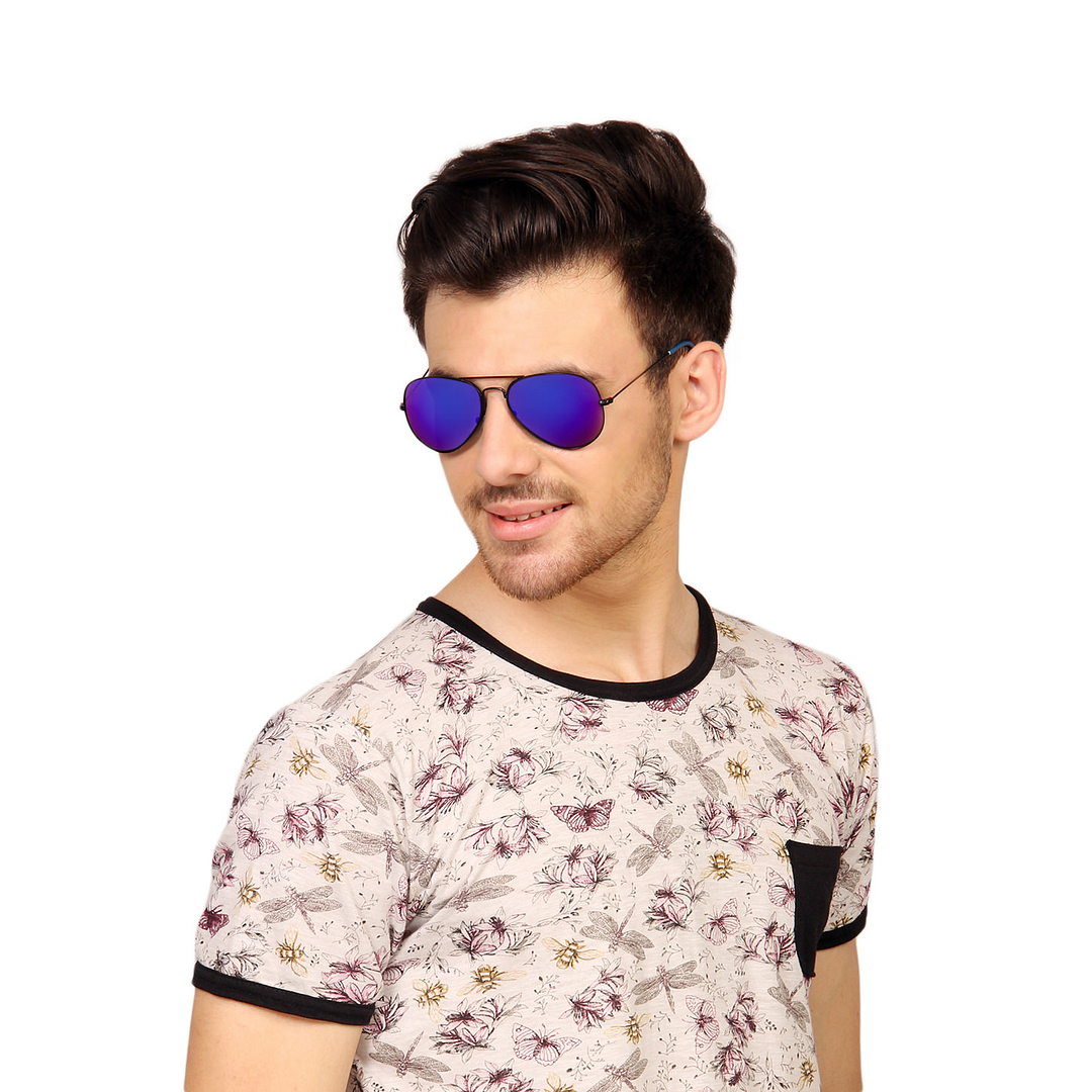 Vincent Chase Online Black Full Rim Aviator right side