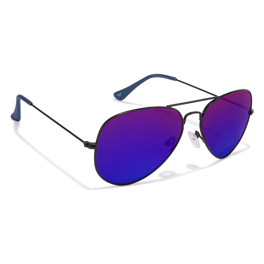 Vincent Chase Online Black Full Rim Aviator left side