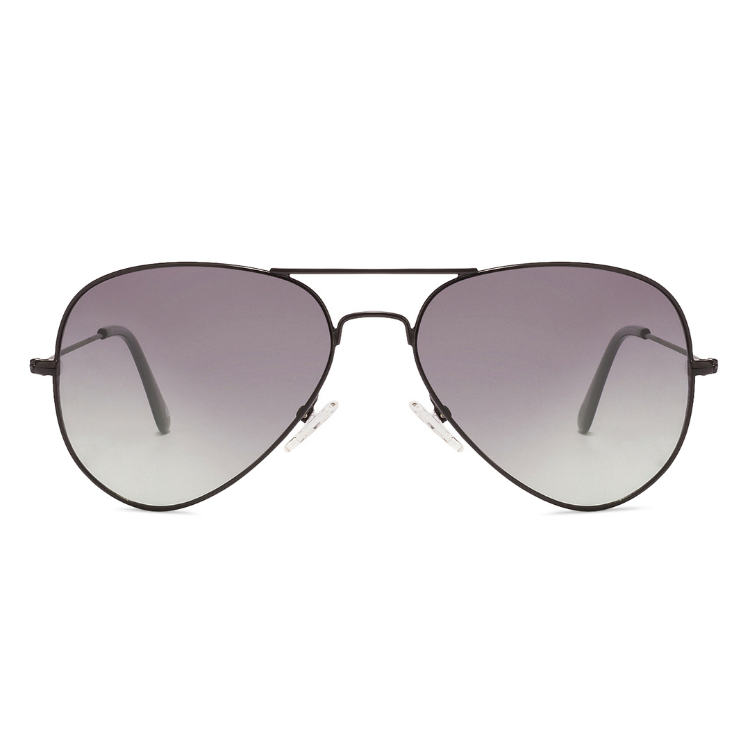 Vincent Chase Online Black Full Rim Aviator left side