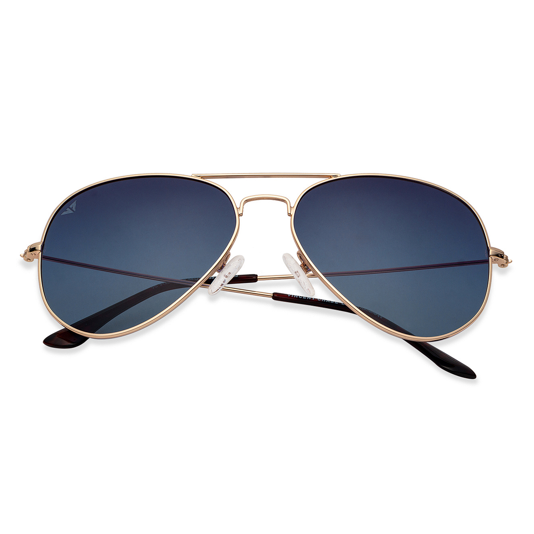 Vincent Chase Online Gold Full Rim Aviator right side