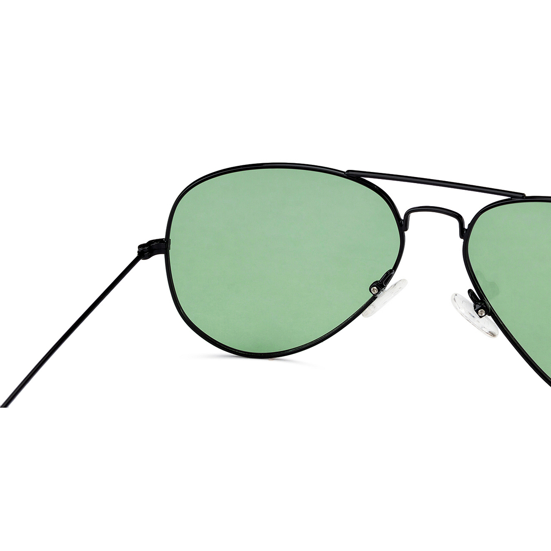 Vincent Chase Online Black Full Rim Aviator left side