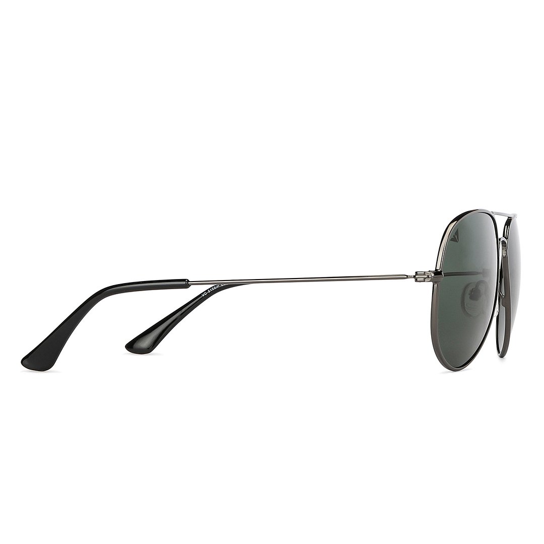 Vincent Chase Polarized Gunmetal Full Rim Aviator right side