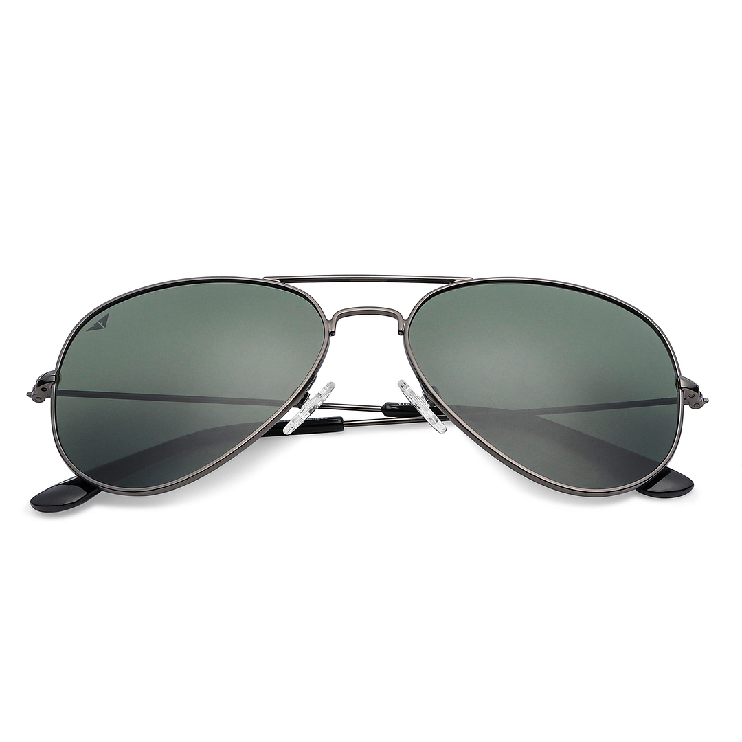 Vincent Chase Polarized Gunmetal Full Rim Aviator right side