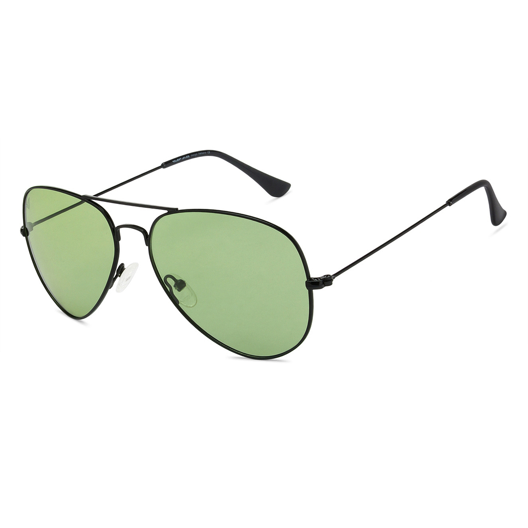 Vincent Chase Online Black Full Rim Aviator left side