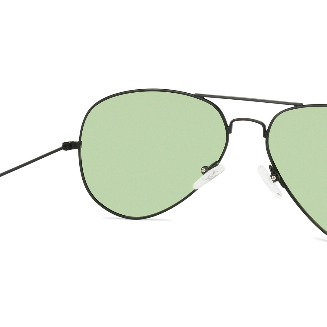 Vincent Chase Online Black Full Rim Aviator left side