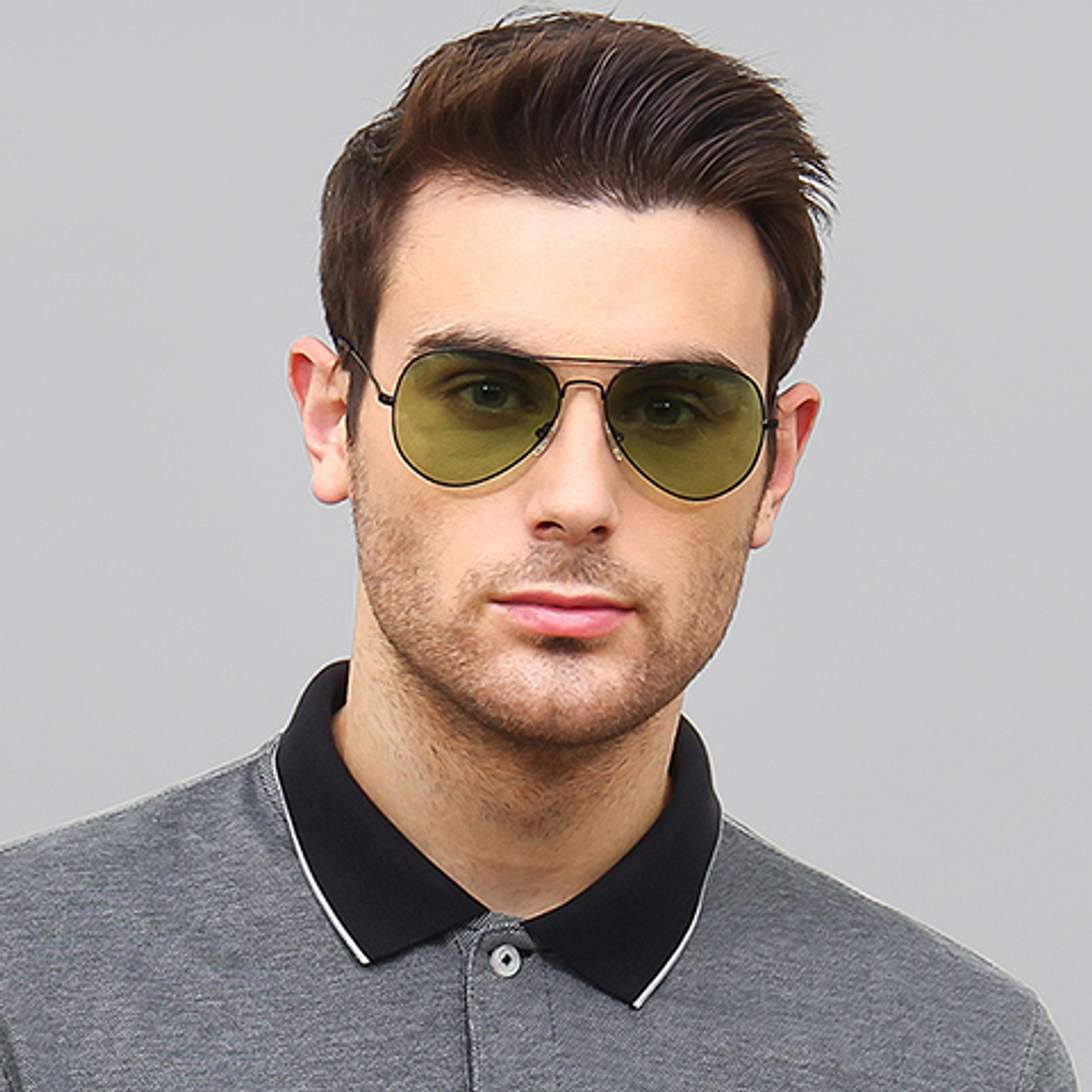 Vincent Chase Online Black Full Rim Aviator right side