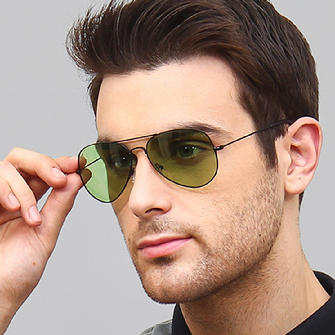 Vincent Chase Online Black Full Rim Aviator right side