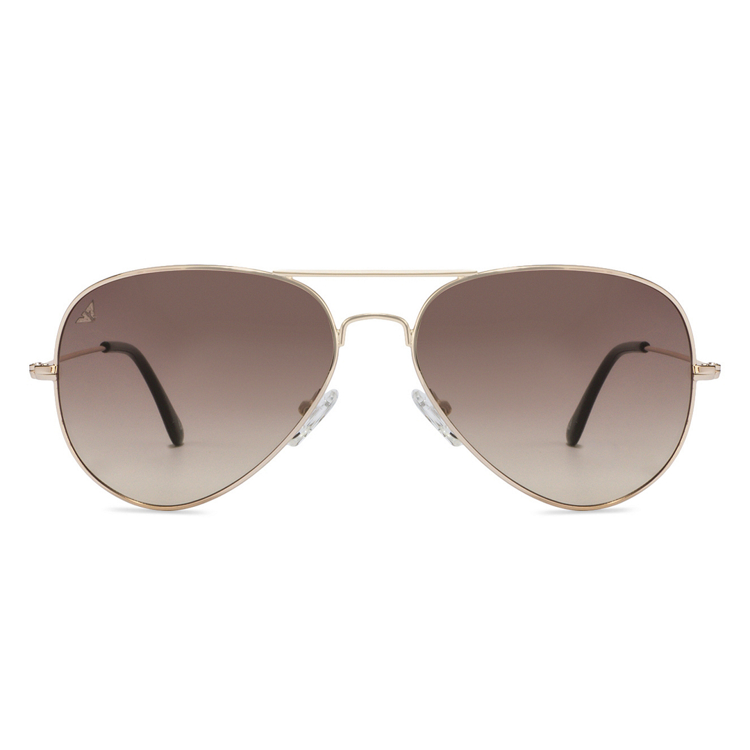 Vincent Chase Online Gold Full Rim Aviator left side