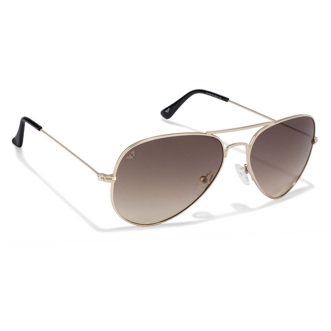 Vincent Chase Online Gold Full Rim Aviator left side