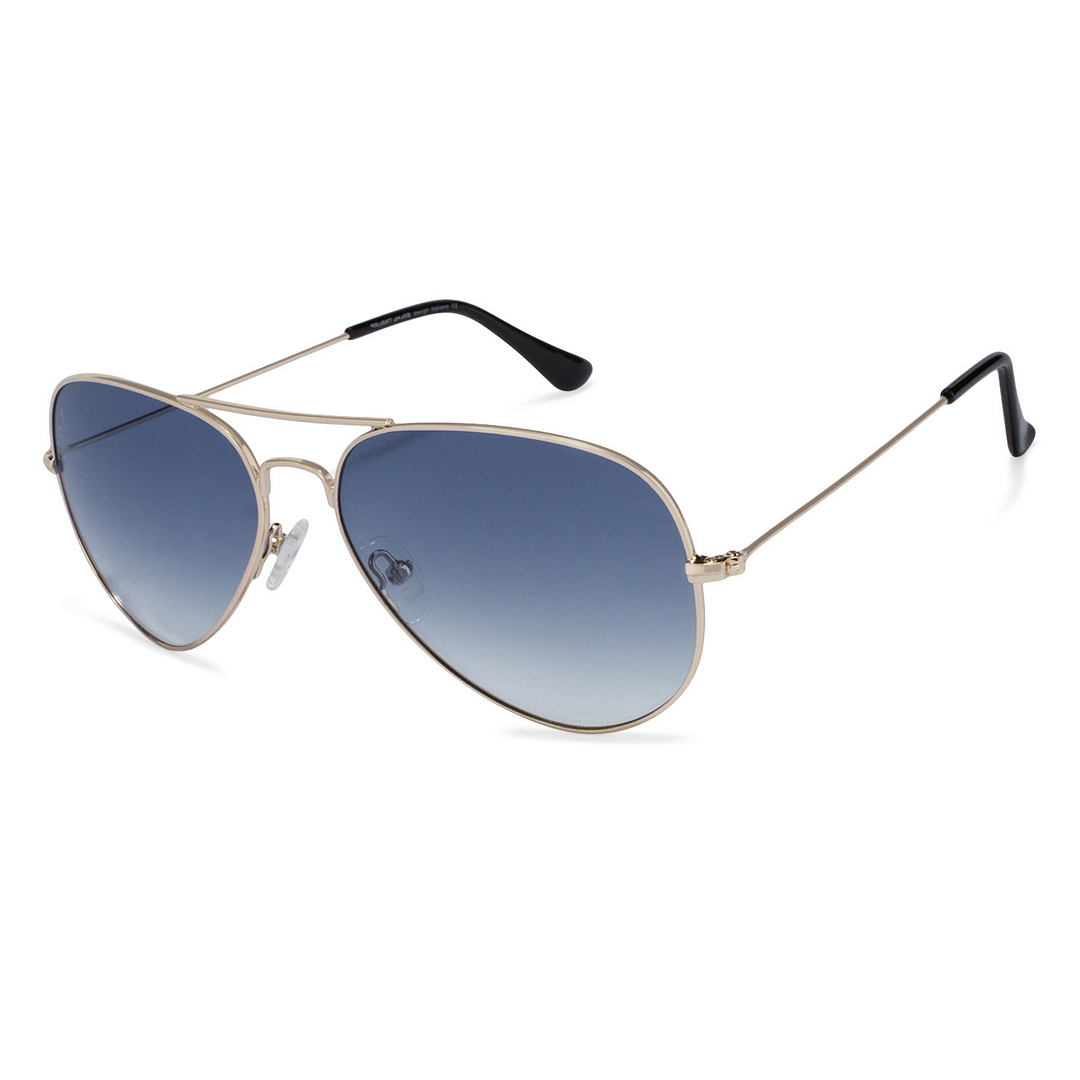 Vincent Chase Online Gold Full Rim Aviator left side