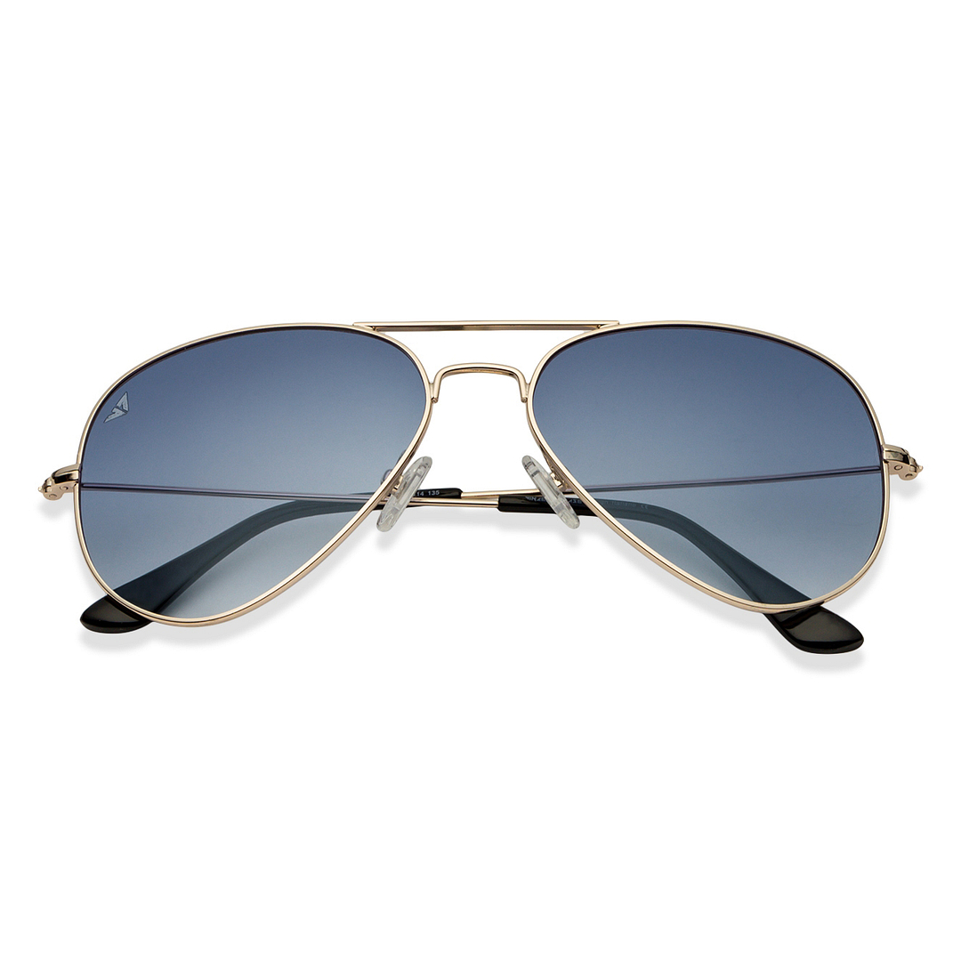 Vincent Chase Online Gold Full Rim Aviator right side