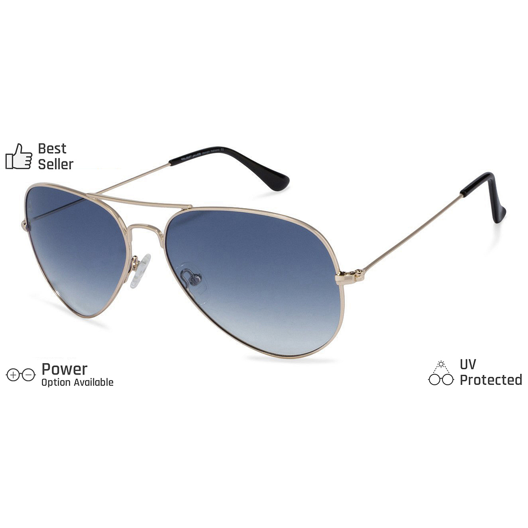Vincent Chase Online Gold Full Rim Aviator right side