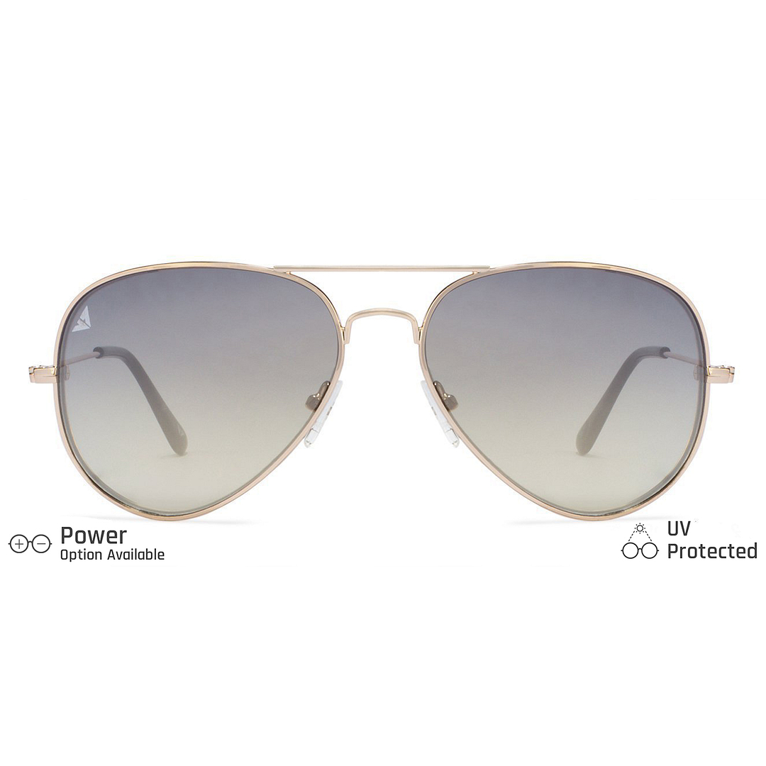 Vincent Chase Gold Full Rim Aviator right side