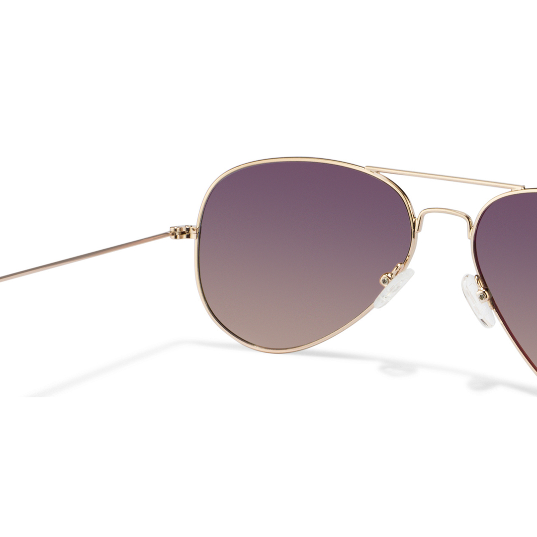 Vincent Chase Gold Full Rim Aviator right side