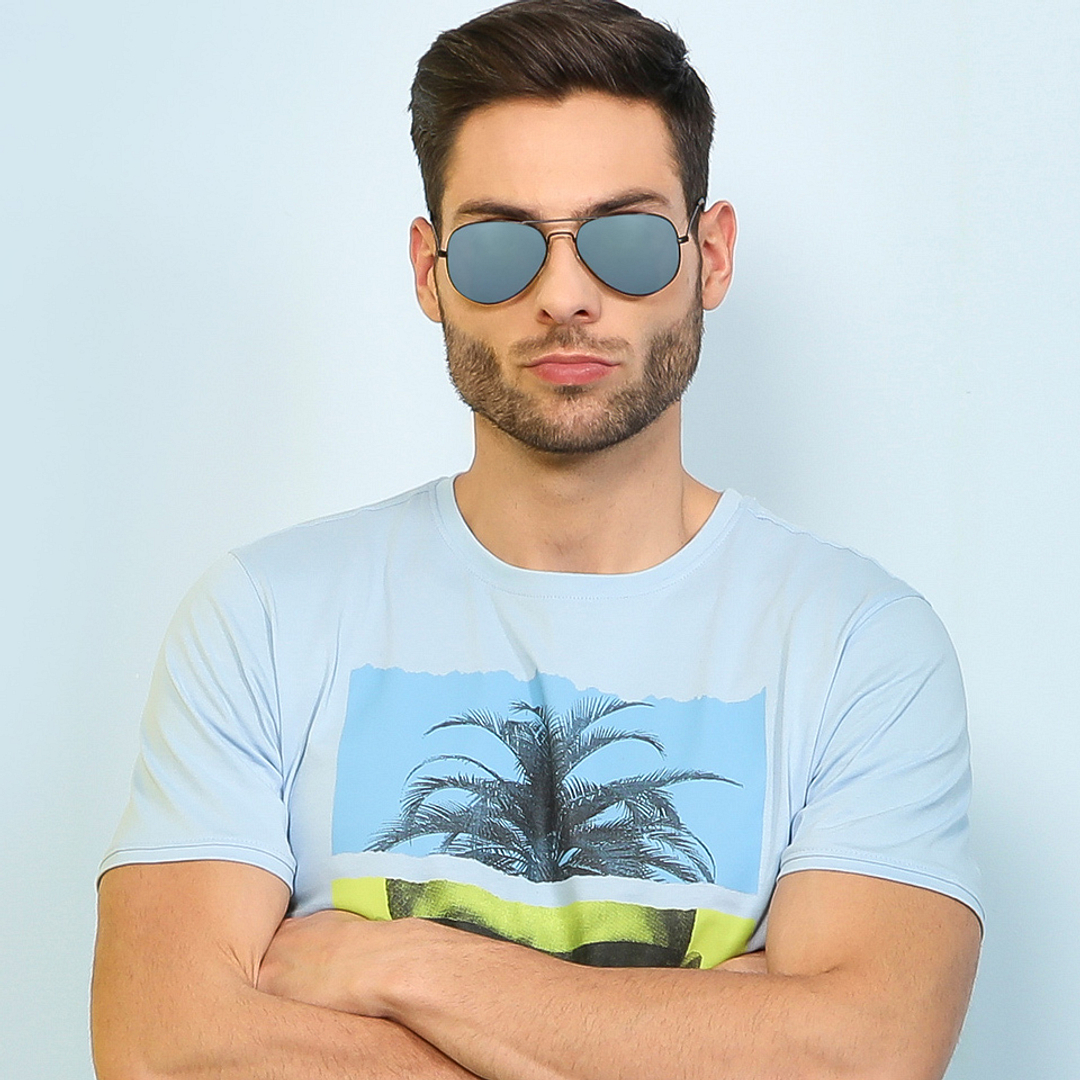 Vincent Chase Online Black Full Rim Aviator right side