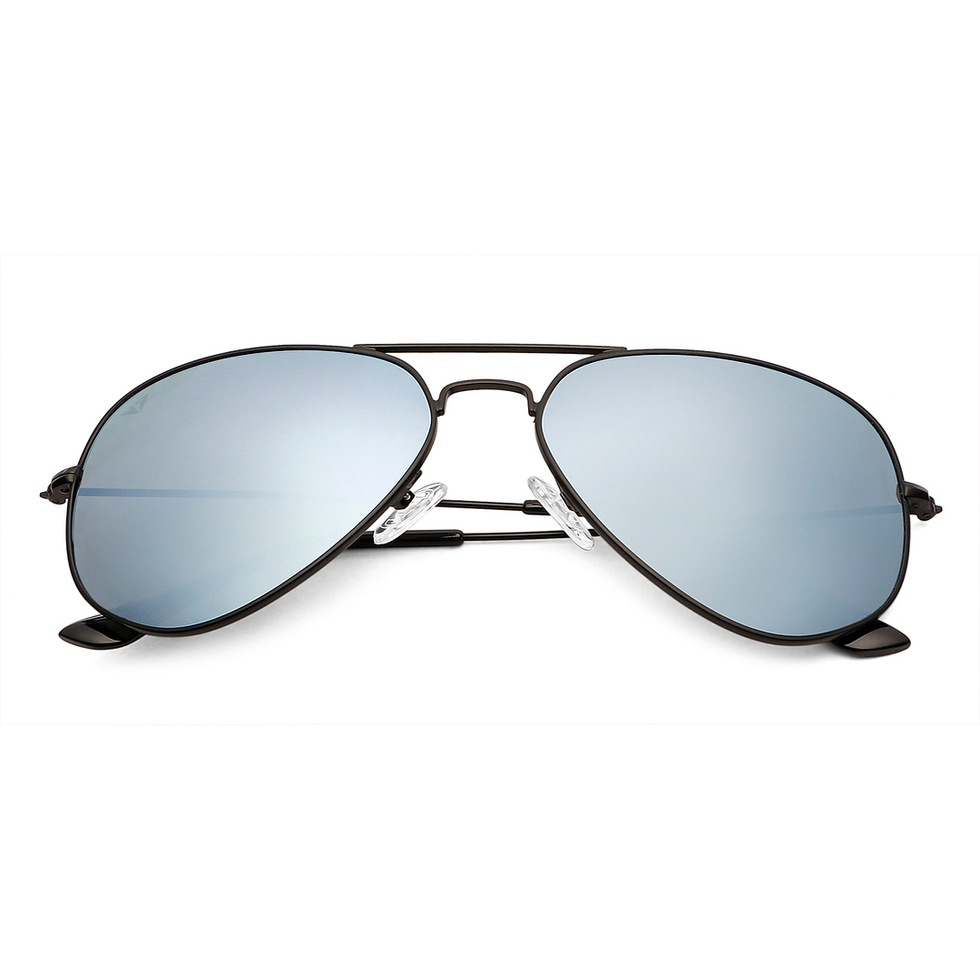 Vincent Chase Online Black Full Rim Aviator left side
