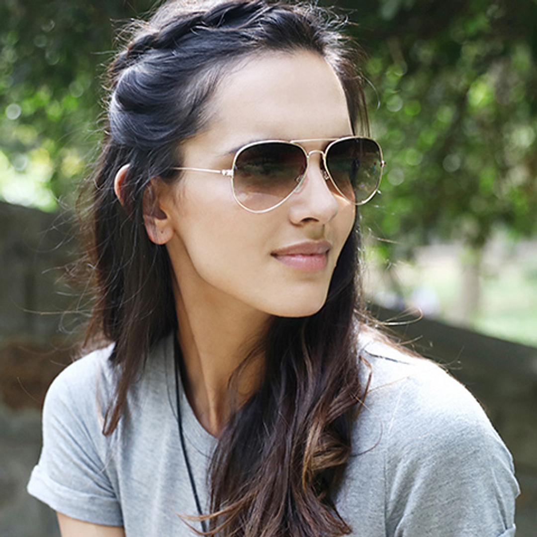 Vincent Chase Online Gold Full Rim Aviator right side