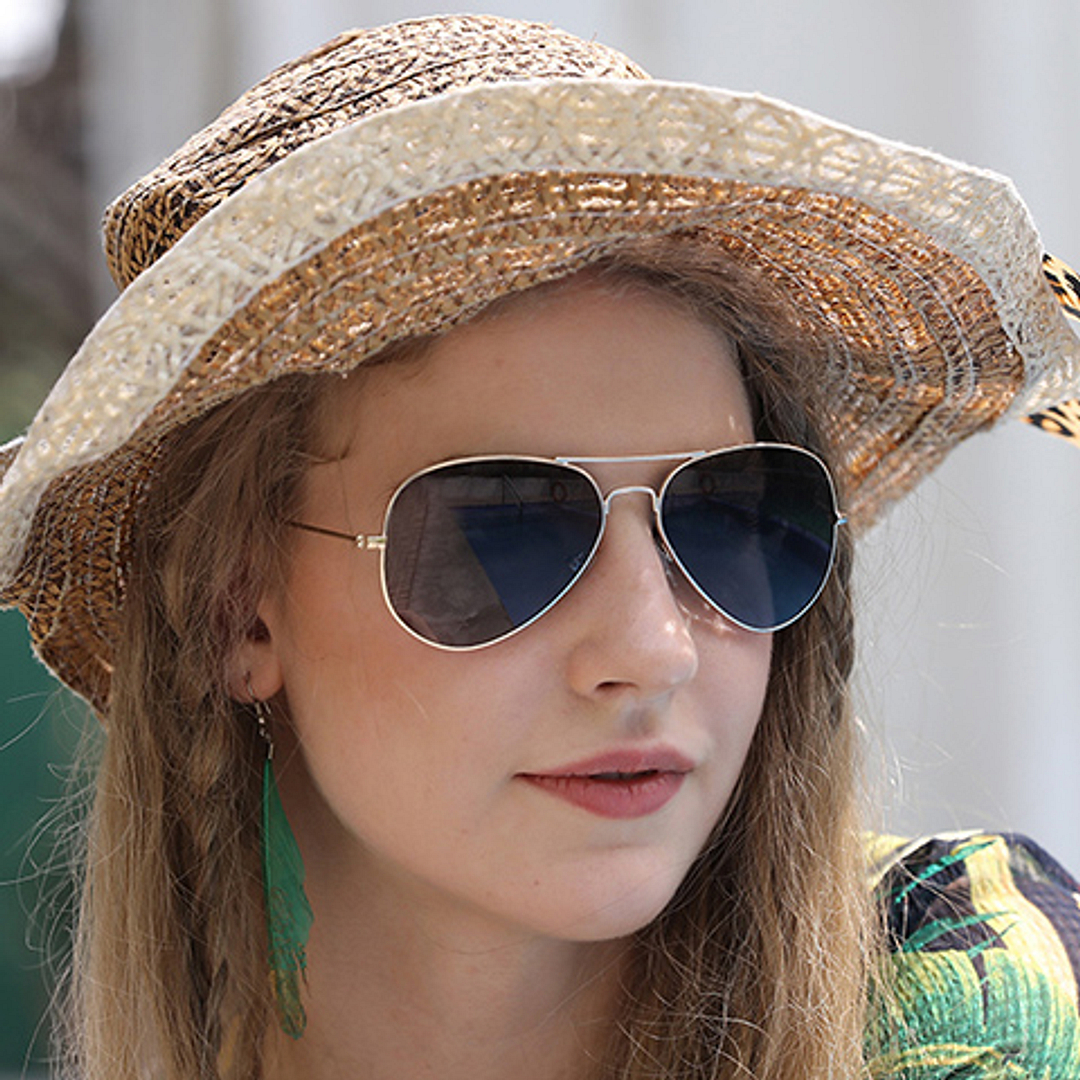 Vincent Chase Online Gold Full Rim Aviator right side