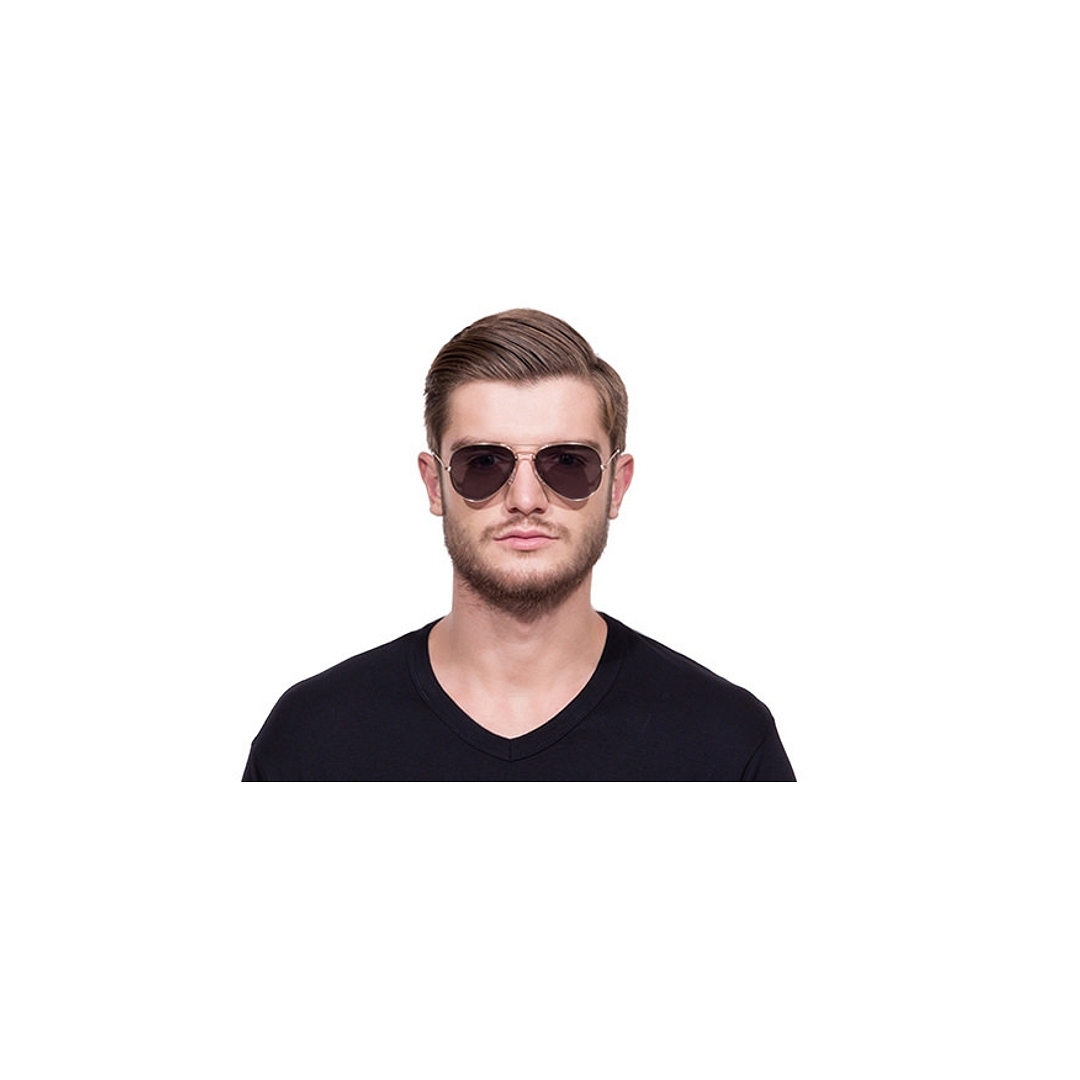 Vincent Chase Online Gold Full Rim Aviator left side