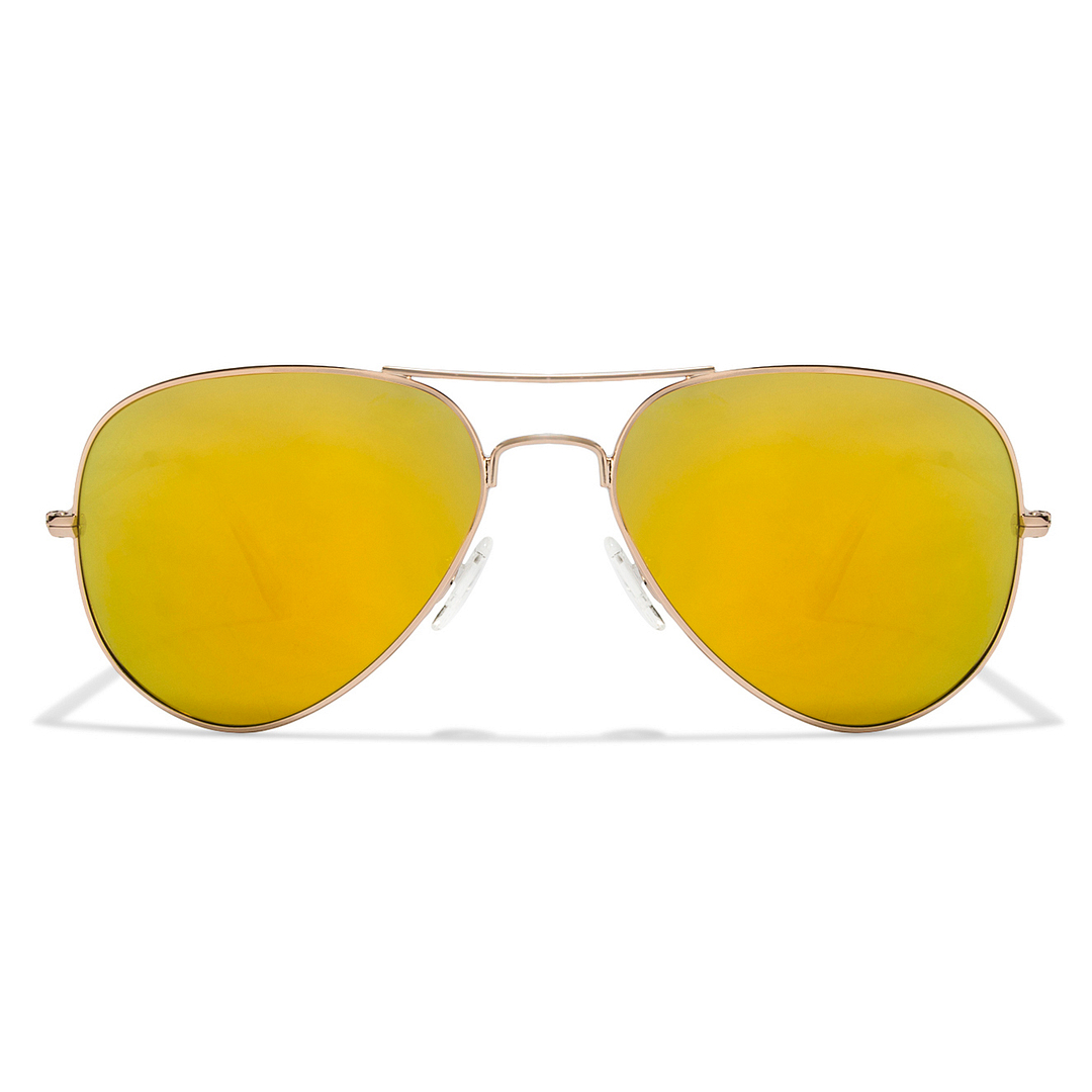 Vincent Chase Online Gold Full Rim Aviator left side