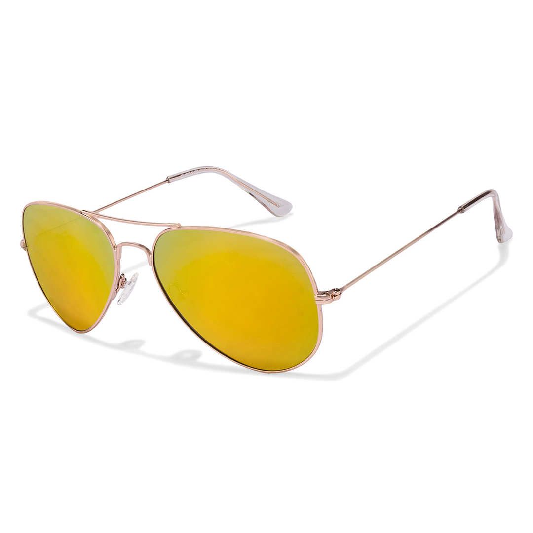 Vincent Chase Online Gold Full Rim Aviator right side