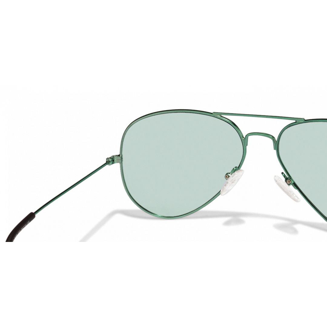 Vincent Chase Online Green Full Rim Aviator left side