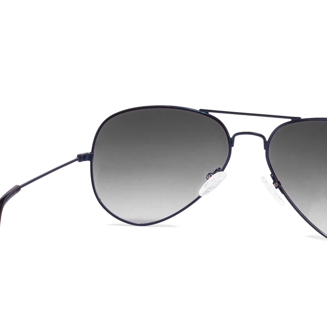 Vincent Chase Online Blue Full Rim Aviator left side