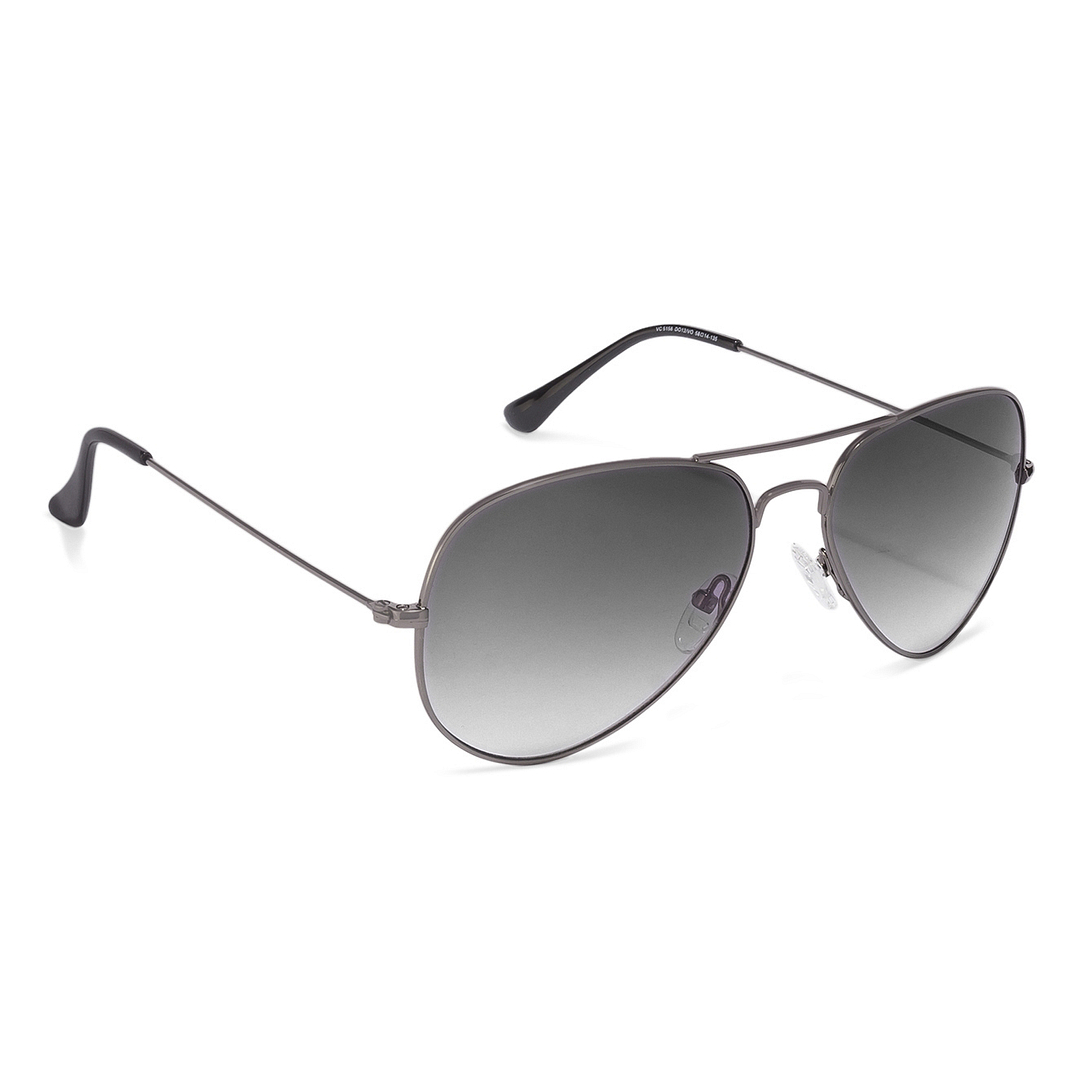 Vincent Chase Online Gunmetal Full Rim Aviator left side