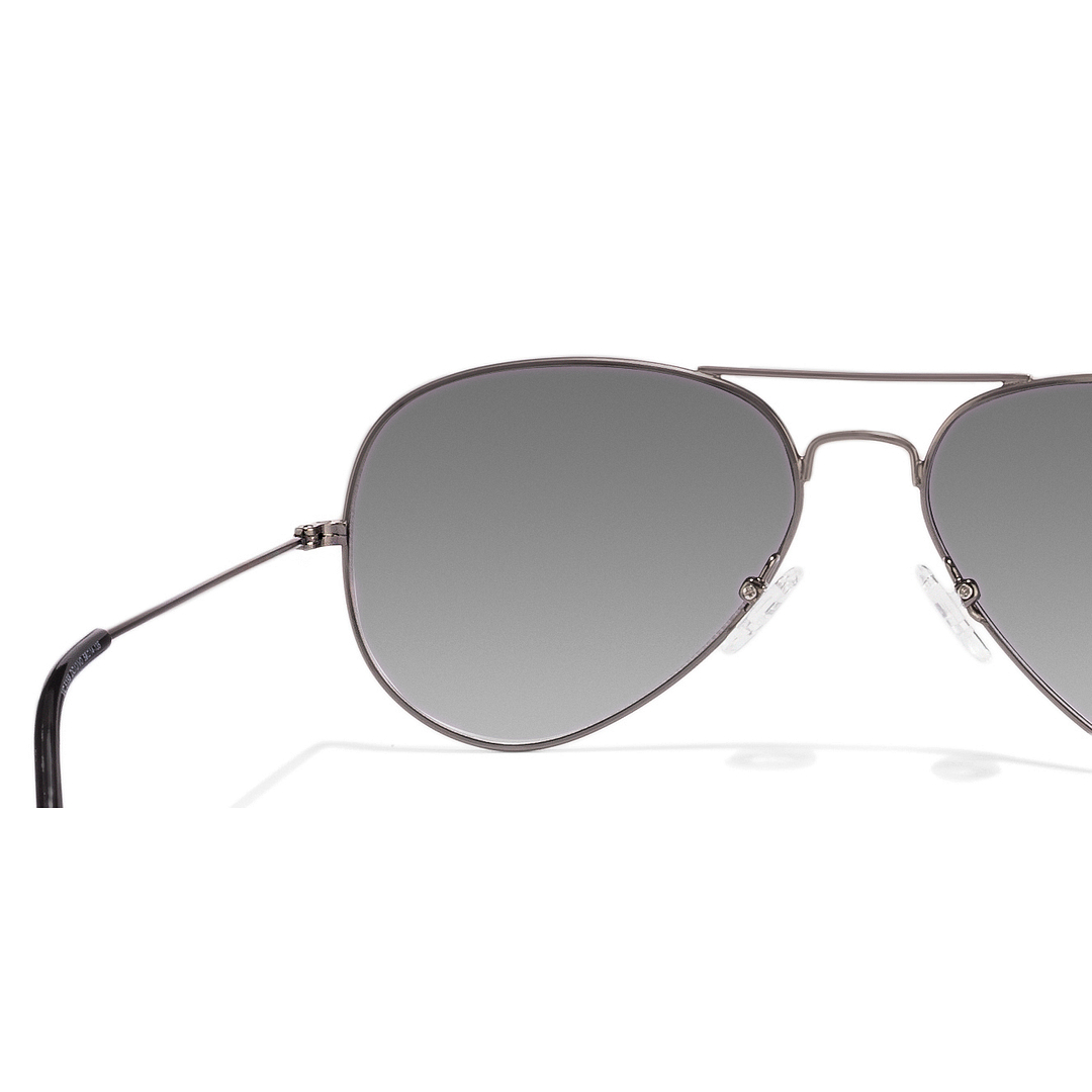 Vincent Chase Online Gunmetal Full Rim Aviator left side