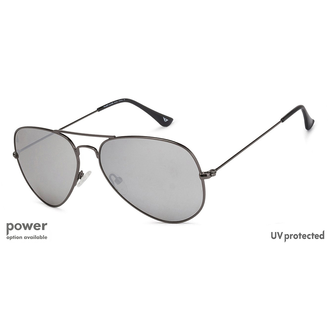 Vincent Chase Online Gunmetal Full Rim Aviator right side