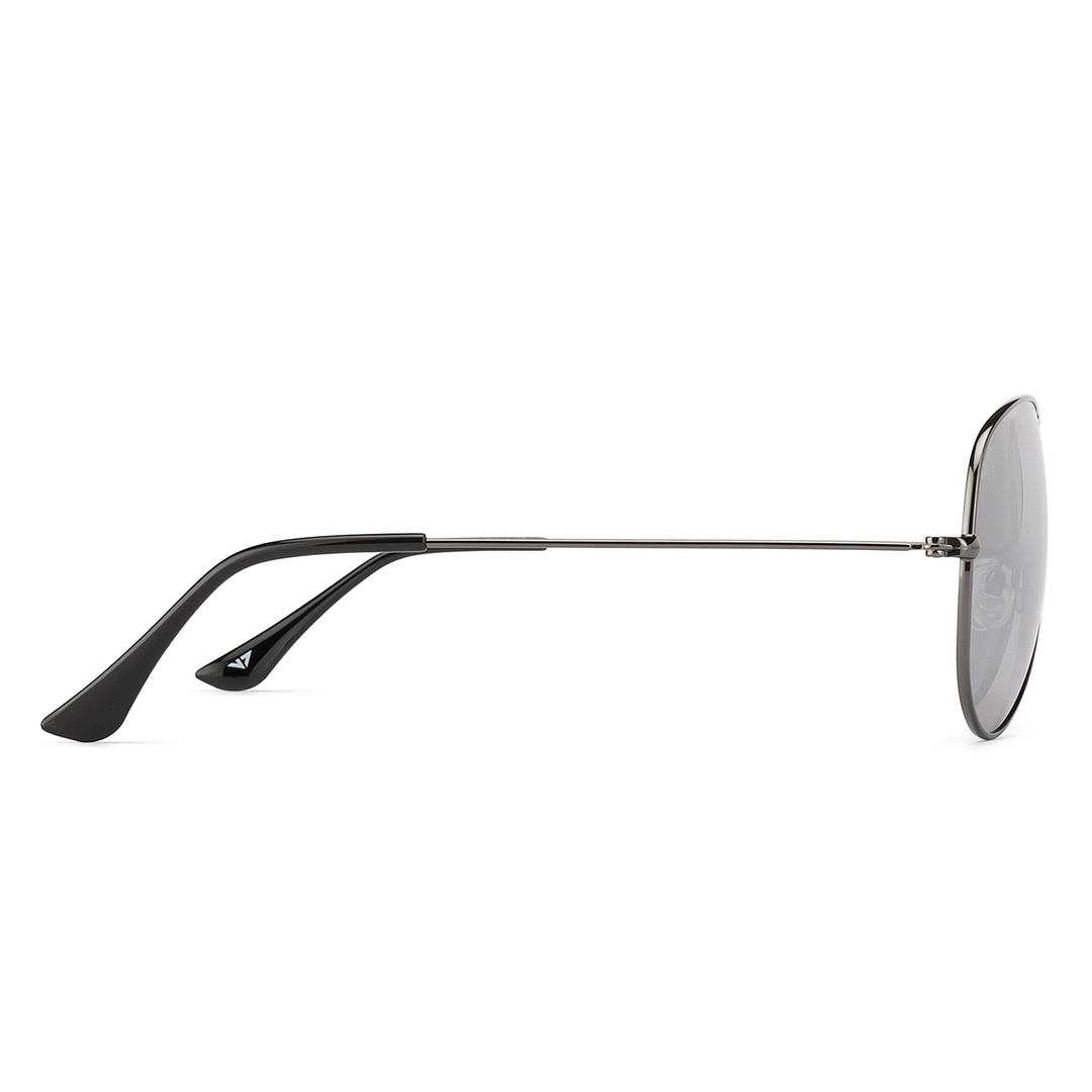 Vincent Chase Online Gunmetal Full Rim Aviator right side