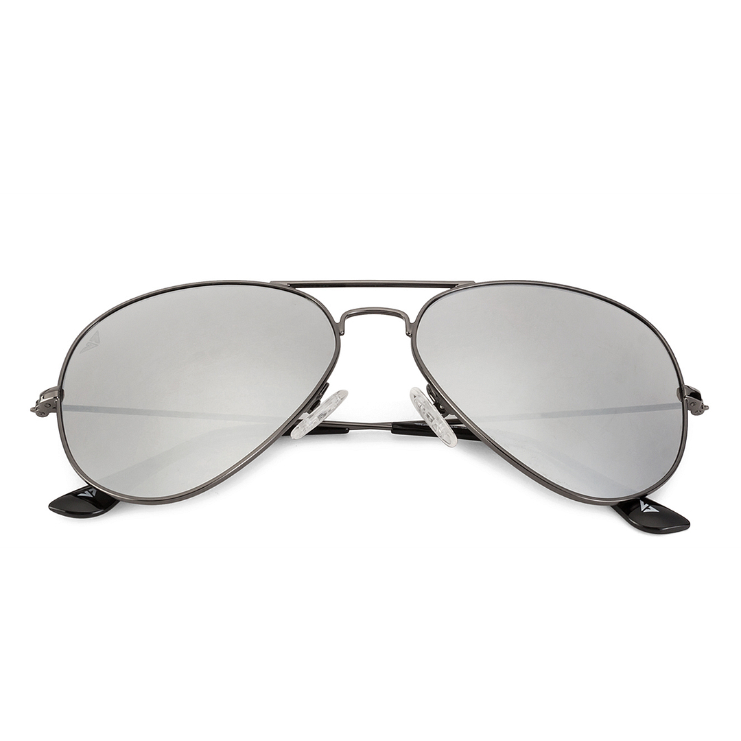 Vincent Chase Online Gunmetal Full Rim Aviator right side
