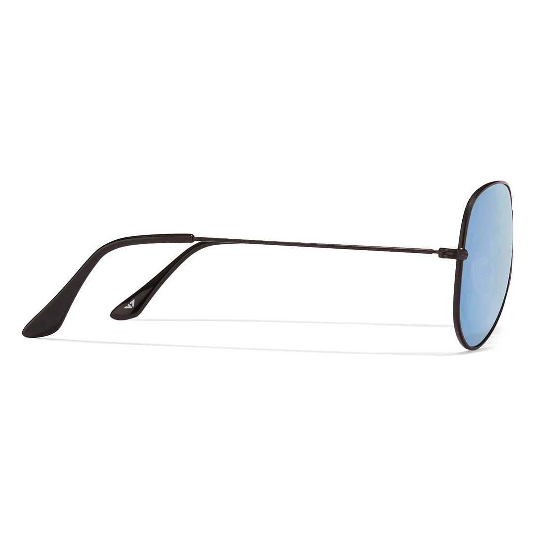 Vincent Chase Online Black Full Rim Aviator left side