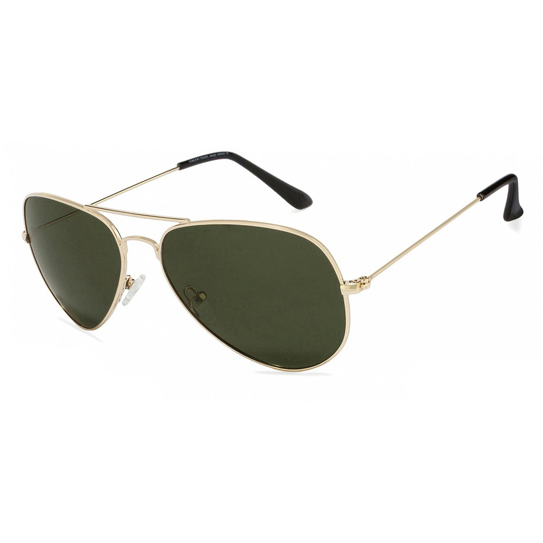 Vincent Chase Polarized Gold Full Rim Aviator right side