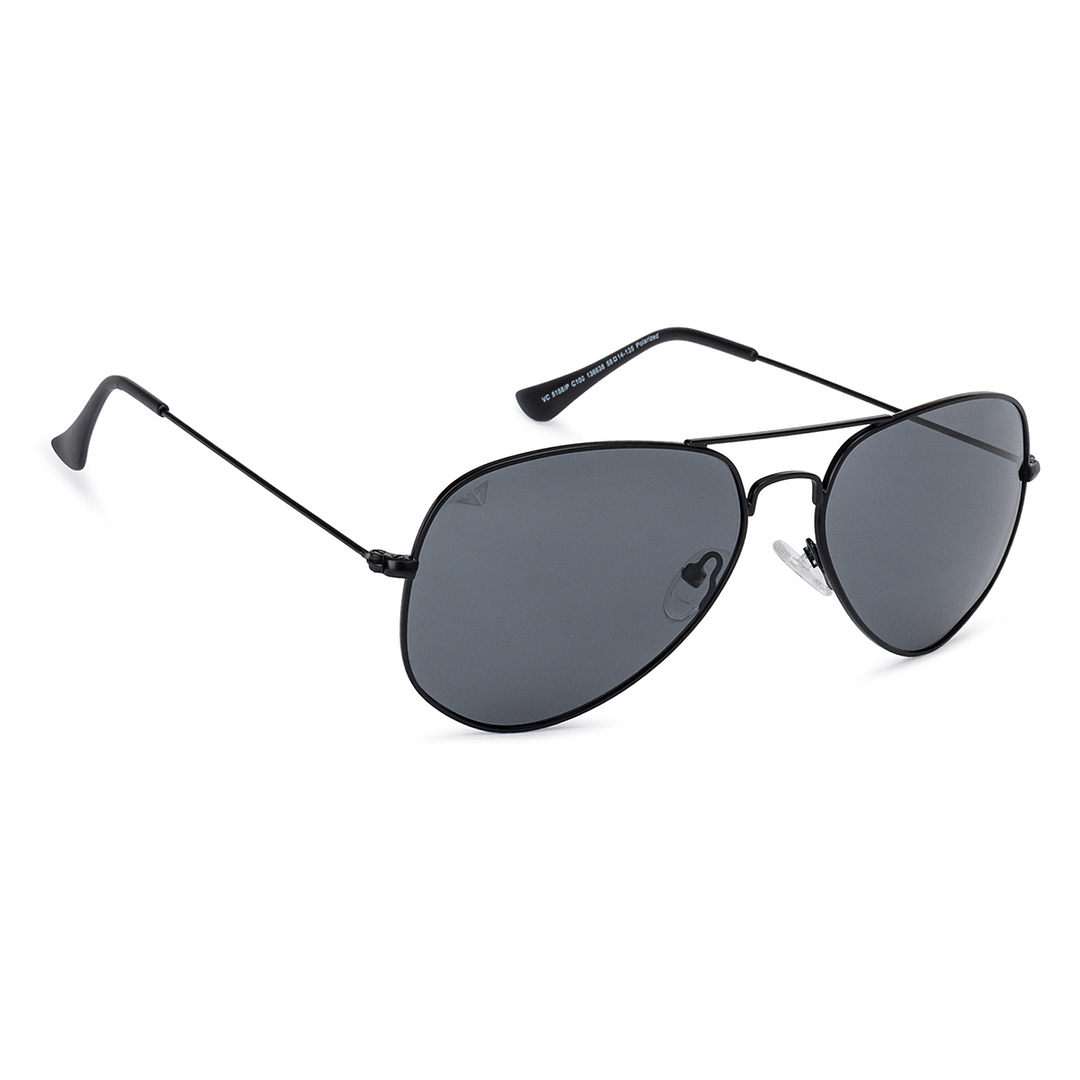 Vincent Chase Online Black Full Rim Aviator right side