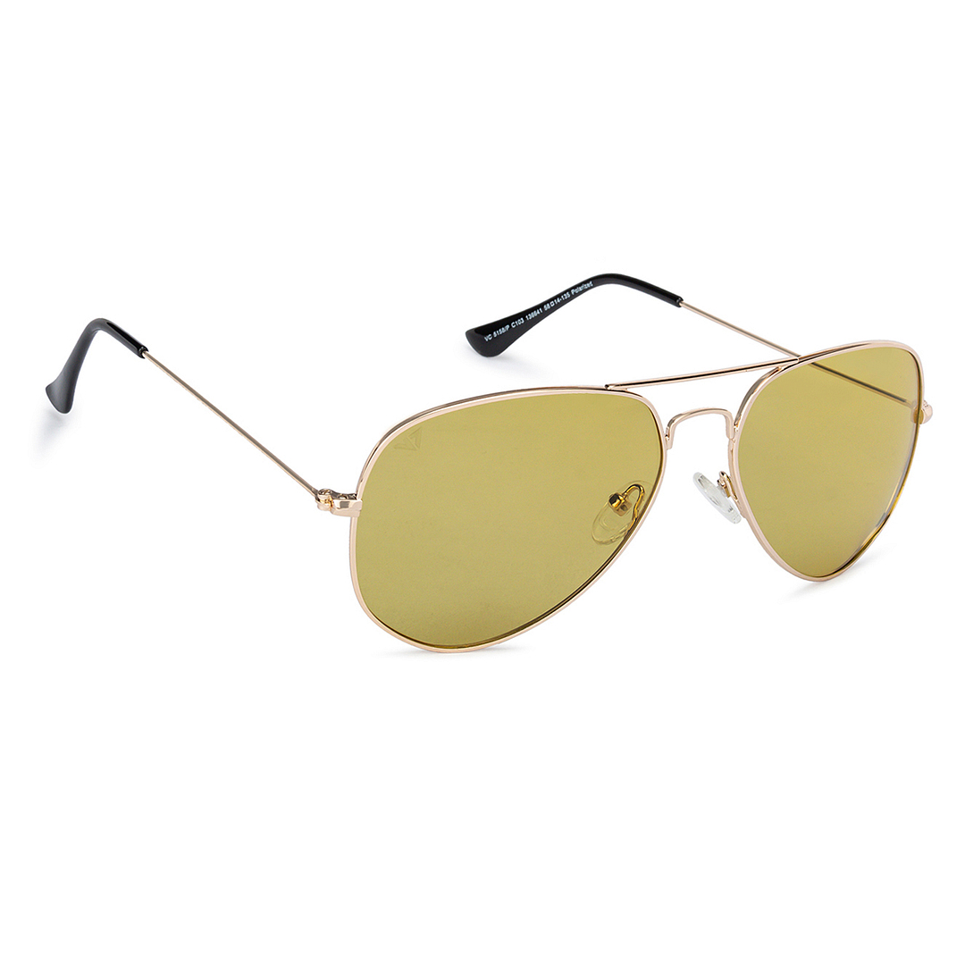 Vincent Chase Online Gold Full Rim Aviator right side
