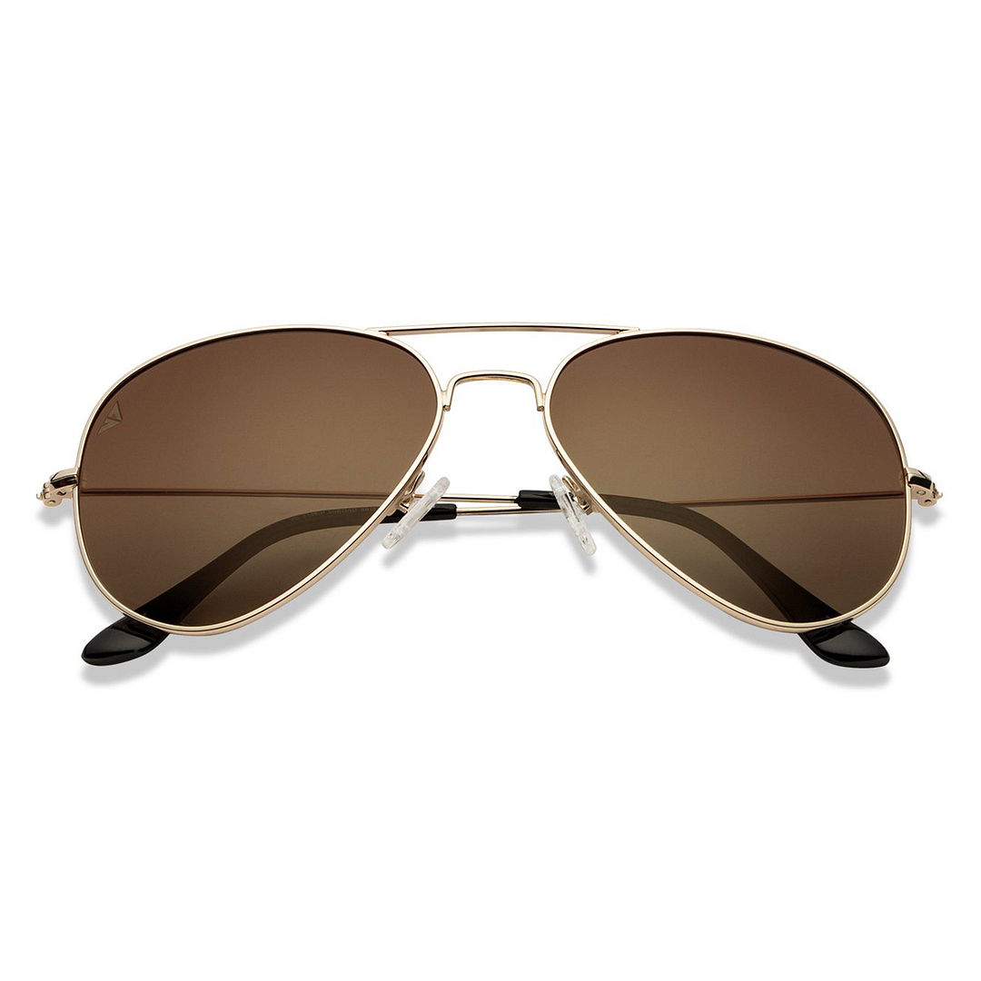 Vincent Chase Online Gold Full Rim Aviator right side