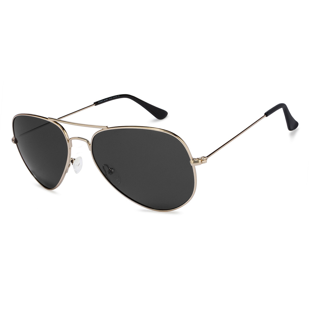 Vincent Chase Polarized Gold Full Rim Aviator left side